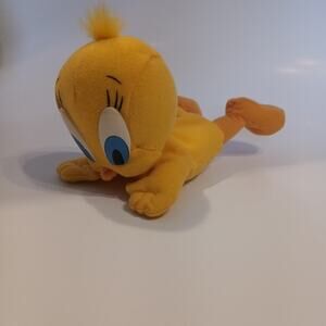 1997 Twety Bird 7 inch Looney tunes beanbag plush toy play-by-play vintage